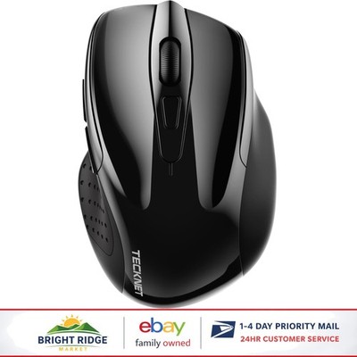 Multi-Device Wireless Mouse, 4800 DPI Sensitivity, Ergonomic Design for Comfort