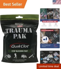 Travel-Ready Medical Kit with QuikClot - Compact & Essential First Aid Supplies