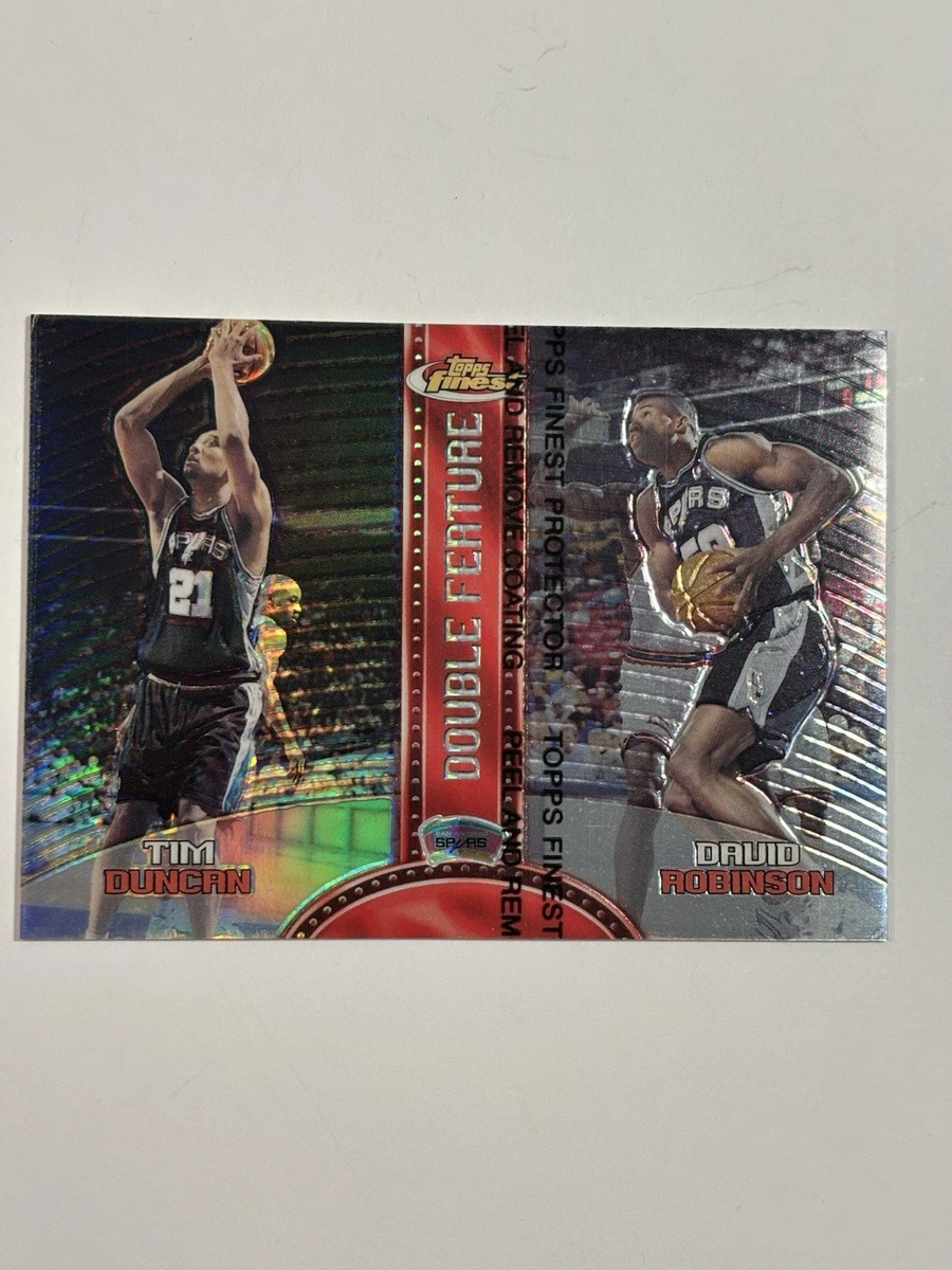 1999-00 Topps Finest - David Robinson/Tim Duncan #DF9 for sale | eBay