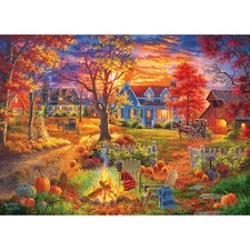 Kodak Autumn Village Jigsaw Puzzle