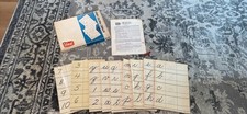 Ideal Alphabet Practice Cards Cursive Lower Case 1961 Vintage 100 Complete