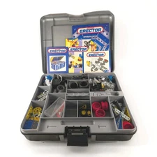 Vintage Meccano Special Edition Erector Set Case Plus Extras Building Set