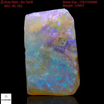 5.00 Cts Natural Australian Fire Opal Gemstone Necklace Supply Rough 17x11x3 mm