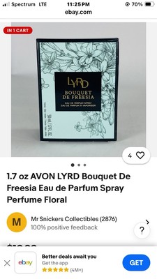 Avon LYRD Bouquet De Freesia Women s Eau De Parfum Spray 1.7 Fl Oz New Sealed