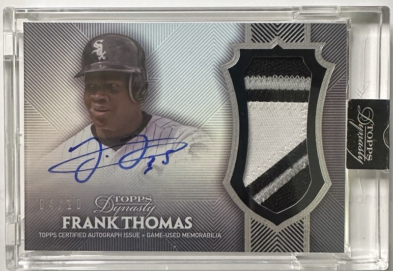 2017 Topps Dynasty Game Used Patch Auto Signature /10 FRANK THOMAS White Sox HOF