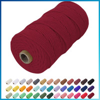 Makramee Garn 2Mm X 200M Baumwollkordel Farbig FüR Wandbehang & Deko