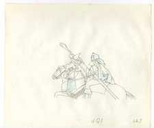 LORD OF THE RINGS: ORIGINAL RALPH BAKSHI PRODUCTION DRAWINGS + Free Autograph