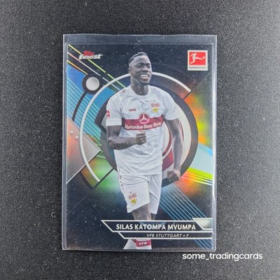 Topps Silas Mvumpa VfB Stuttgart Black   /199 Finest Bundesliga 2022/23