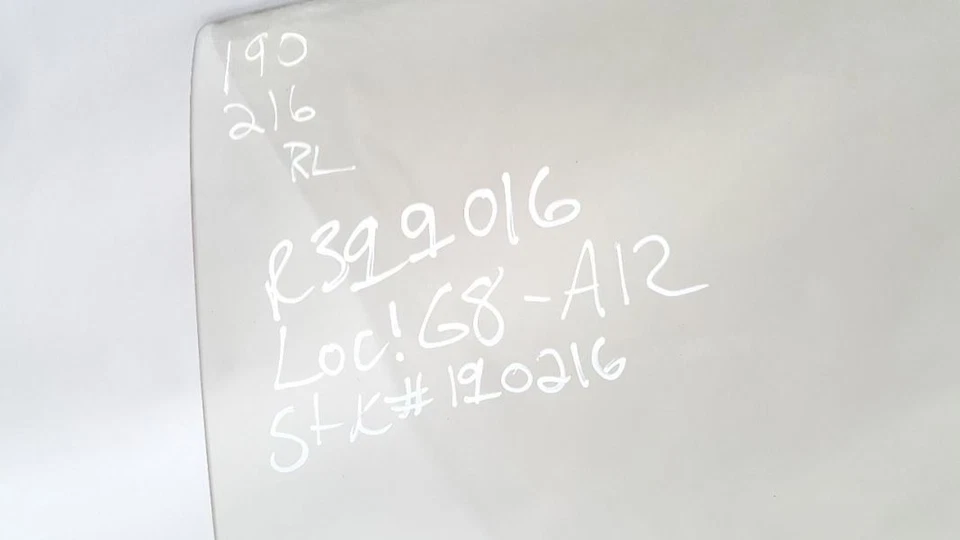 Left Rear Door Glass OEM 1992 1993 1994 1995 1996 Mitsubishi Diamante - Image 2 of 4