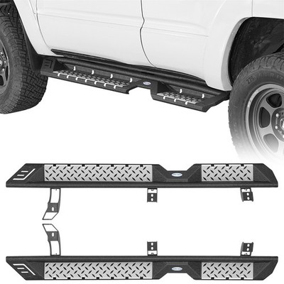 Pair Steel Drop Side Step Bars Running Boards For 2003-2009 Toyota 4Runner
