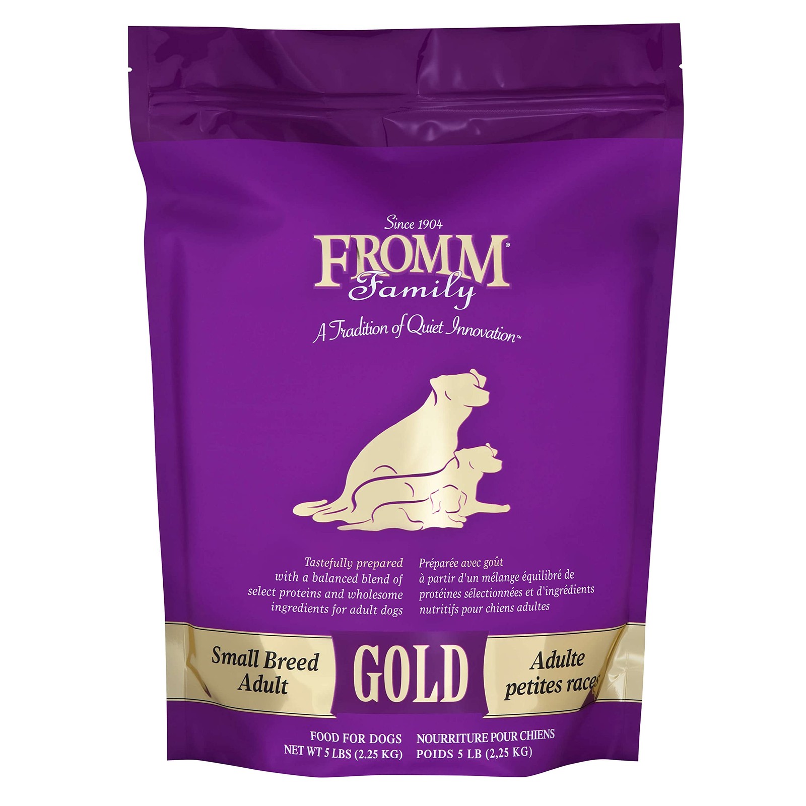 Fromm Small Breed Adult Gold Premium Dry Dog Food - 5 Pound (Pack of 1), gold