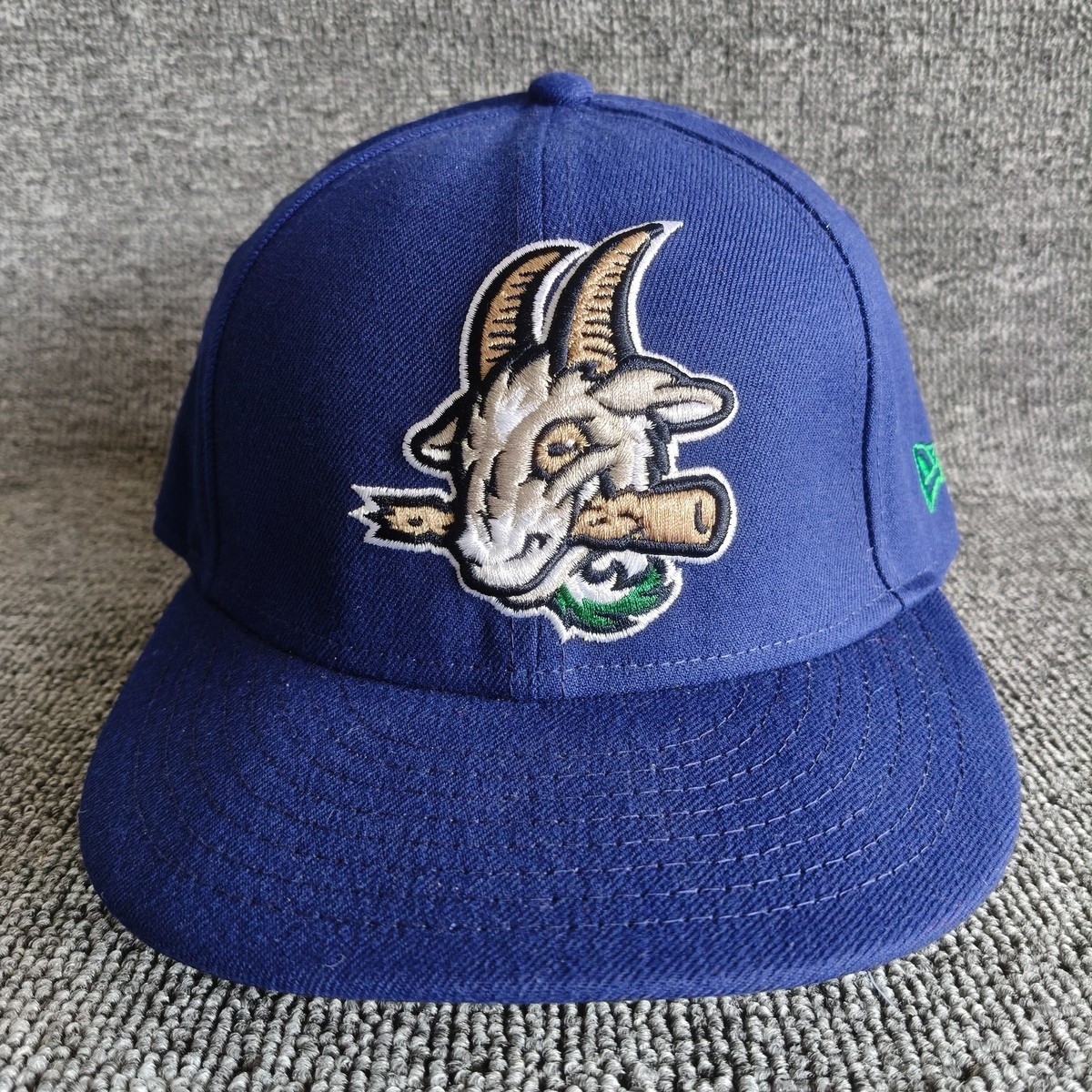 New Era Hartford Yard Goats 59FIFTY Fitted Hat Blue 7 3 8 MiLB Cap