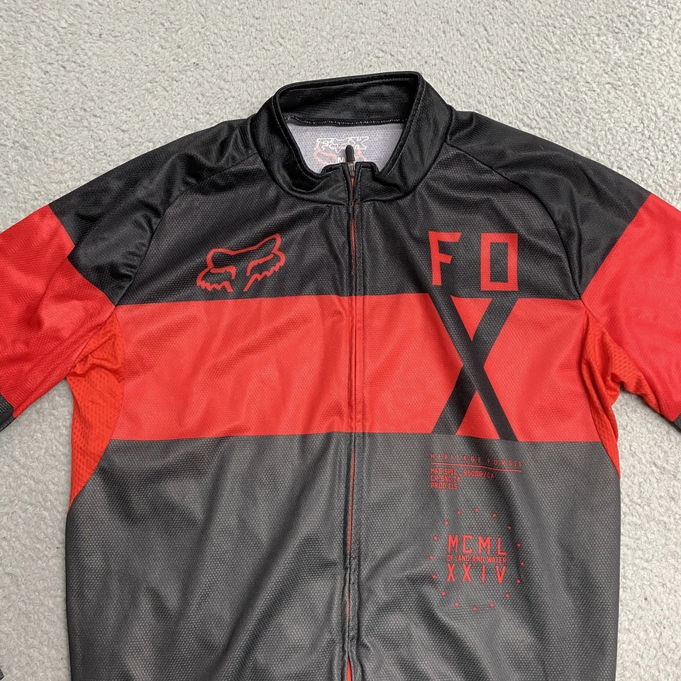 Fox Racing Cycling Performance Jacket Womens Medium Red Pockets - Image 2 of 4