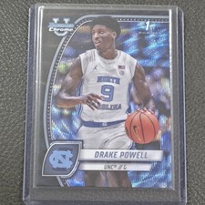 2024-25 Bowman University Chrome - Drake Powell #69 Black Wave Refractor (RC)