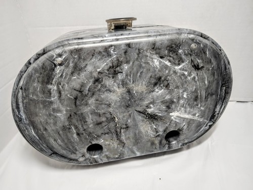 Vtg Caboodles Case- Blk & Gray Marble Pattern- See Pics- Used, Scuff spots - Picture 16 of 17