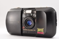  Near Mint Olympus  mju Panorama Point  Shoot 35mm Film Camera Black from JP