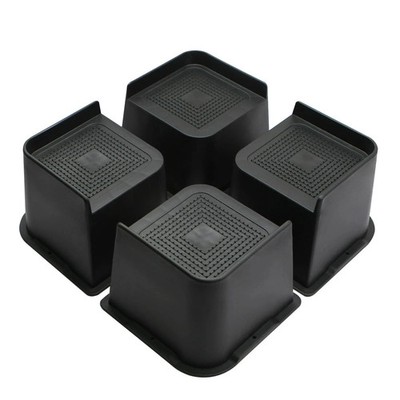 Bed Risers 4 inch6 inch 8 inch Oversized Furniture Risers Support Up to 6000 ...