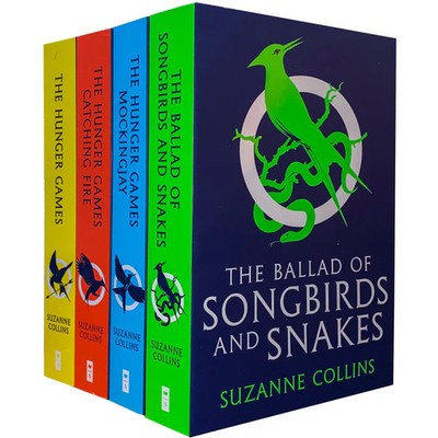 Hunger Games 4 Books Set  by Suzanne Collins (Paperback) By Suzanne Collins