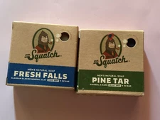 dr squatch do men's natural soap fresh falls & pine tar new