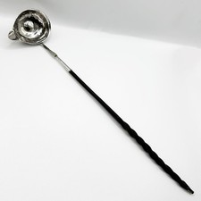 GEORGE II SILVER SIXPENCE COIN 1739 SILVER TODDY LADLE