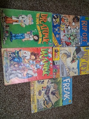 comic books lot Dr. Atomic Freak Brothers Rip Off