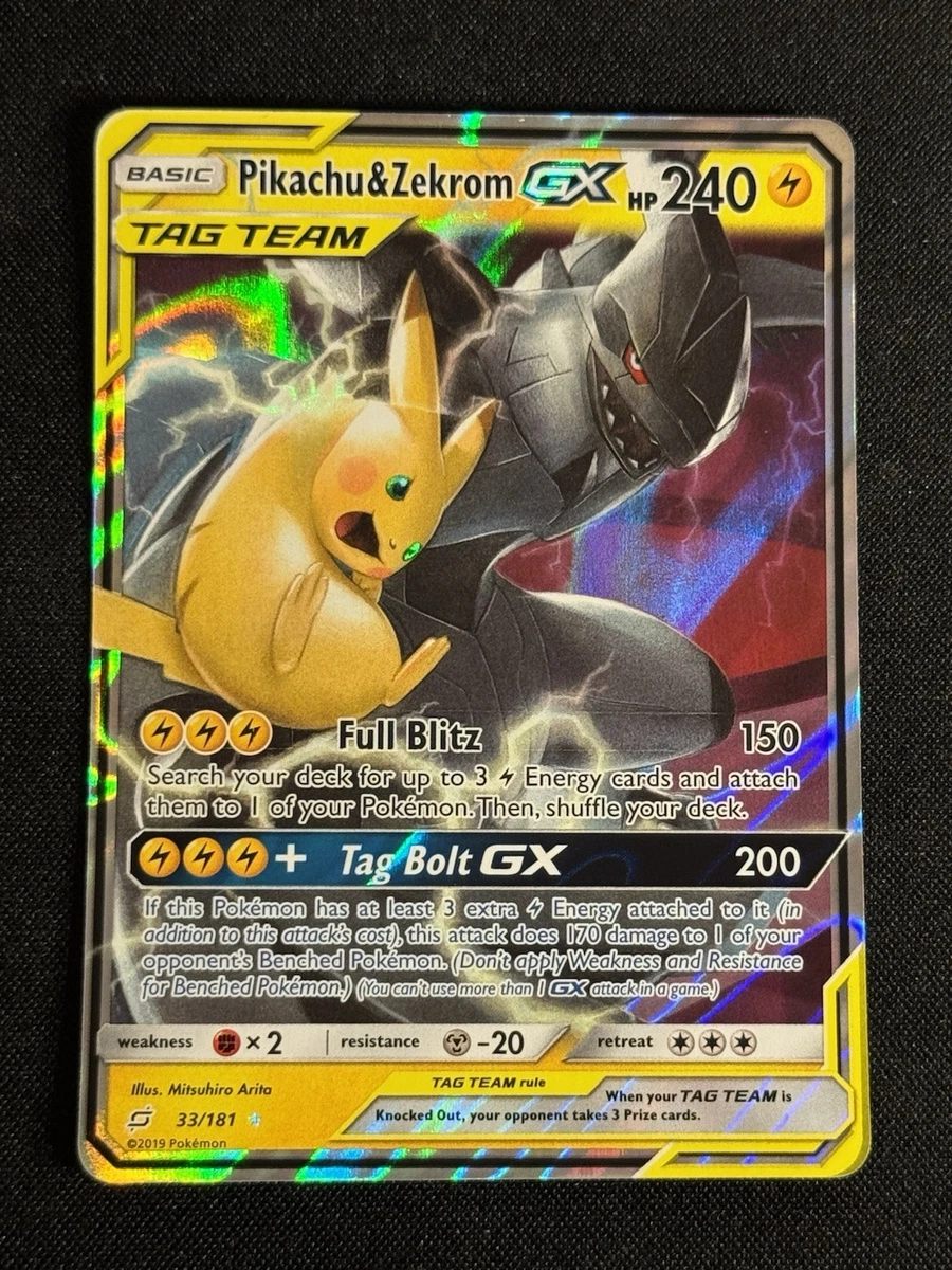 Pikachu & Zekrom GX Pokémon TCG Cards for sale | eBay