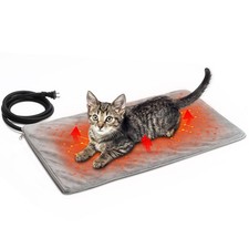 Cat Heating Pad - Heated Pet Bed Dog Mat with Chew Resistant Cord  Removable...