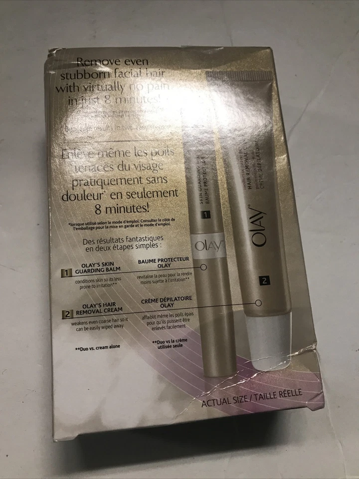 Olay Smooth Finish Facial Hair Removal Duo (medium to Coarse Hair) 1 Kit Ag9 - Image 2 of 4