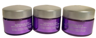 3 x Lancome Renergie Lift Multi-Action Ultra Even Skin Tone 0.5oz/15 ml each New