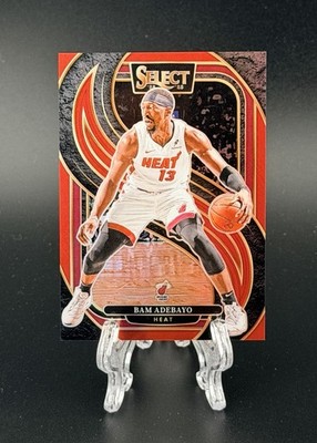 2024-25 Panini Select Basketball Red Prizm SP /199 #163 Bam Adebayo Heat