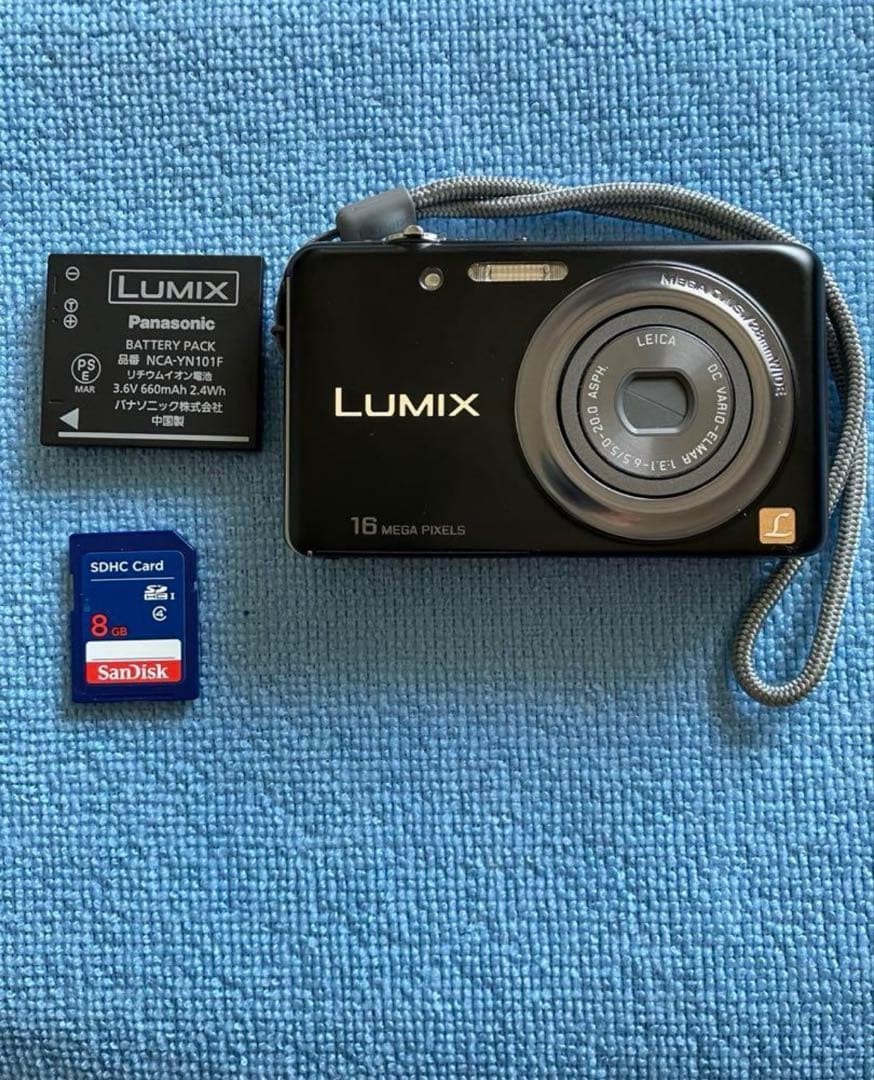 Panasonic LUMIX FH-7 ブラック Panasonic Lumix DMC FH7 Compact Digital Camera Black 5x Optical