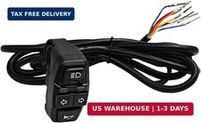 Motorcycle Head Light Turn Switch, 3 in 1 Ebike Light Horn Turn Signal ON/Off Sw