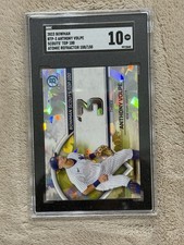 2023 Bowman Scouts Top 100 Anthony Volpe BTP-3 Atomic Refractor /150 SGC 10