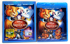 The Aristocats Blu-ray / DVD w/Slipcover FACTORY SEALED NEW