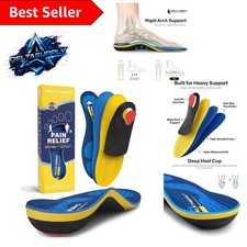 All-Day Comfort Orthotics - WalkHero Insoles for 220 lbs, Gender-Specific Sizes