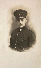 RARE! POST WW1 GERMAN FREIKORPS MEMBER FROM FURTH BAVARIA 1919 PHOTO POSTCARD