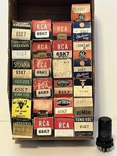 One Tested 6SK7 Metal Vacuum Tube Tests Good One Tube Only