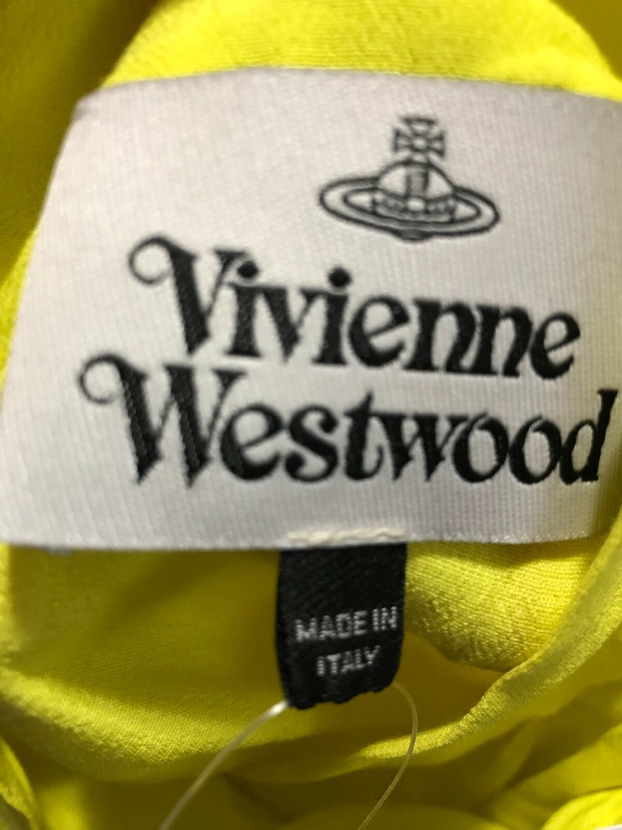 Vtg Vivienne Westwood Neon Yellow Cut Out Shirt XS | eBay