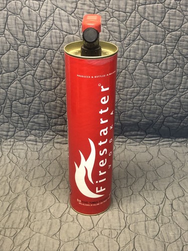 Feuerlöscher Schnapsflasche ~ Firestarter Vodka ~ Man Cave ~ Feuerwehr 14" groß - Bild 1 von 8