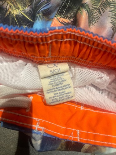 OP Kids Surfing Dinosaur Bathing Suit Size 6-7T - Picture 7 of 8