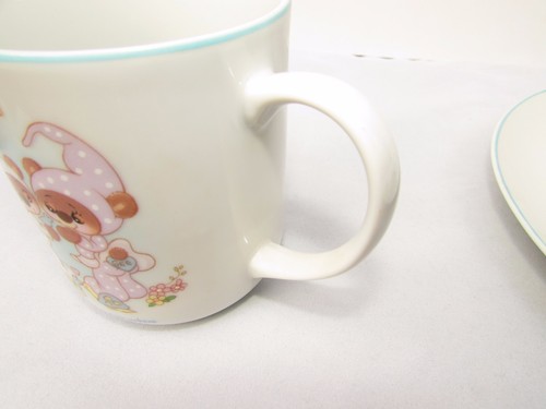 Vintage Sleepytime Bears Collector Plate & Cup Set ~ 1985 Unisex - Picture 5 of 12