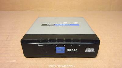 Cisco Linksys SD205 V2.0 Wired Network Switch  5-Port 10/100 RJ-45 EXCL PSU