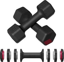Adjustable Dumbbells Set- 2 lb 3lb 4lb 5lb Free Weights Set