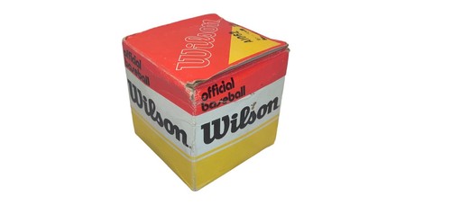 Vintage Wilson A1062 Baseball In Box Signed By Rick Honeycutt & Shane Rawley - Picture 2 of 9