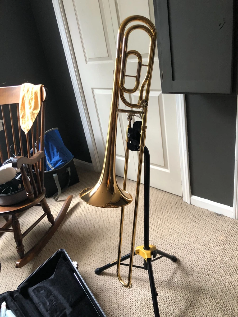 Yamaha YSL 446G Trombone w F Attatchment Accessories eBay