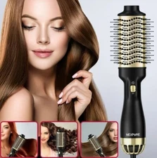 Secador De Pelo Profesional 1000w Mejorado 4 en 1 Titanio Cerámico Alisador