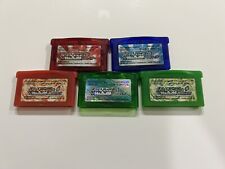 IVXCR 5 Pcs Pokemon Ruby,Emerald,Sapphire,LeafGreen,FireRed