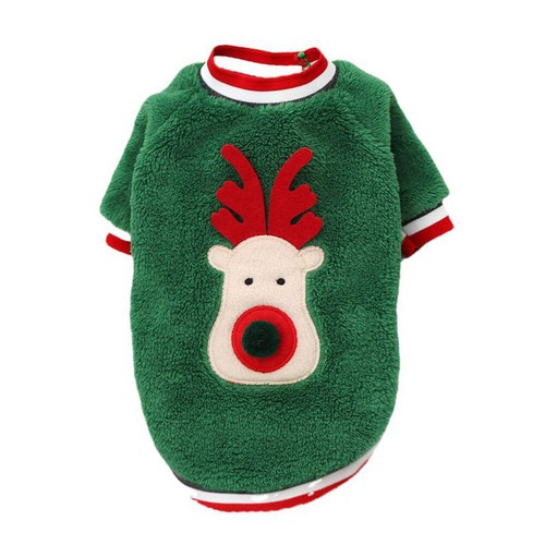 Christmas Dog Clothes Pet Clothing For Small Medium Dogs Fleece Warm Sweatshirt - Picture 12 of 54