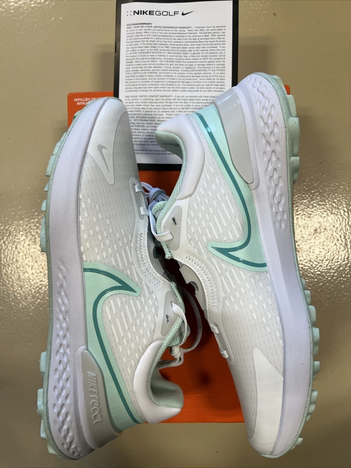 Nike Infinity Pro 2 Golf “White Mint Foam” Size 10.5 DJ5593-100 *Missing Lid* - Image 4 of 4