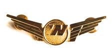 VINTAGE NORTHWEST AIRLINES OFFICIAL PIN UNIFORM WINGS NEW OLD STOCK UNOPENED